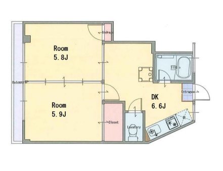 ベルツリーマンション  間取り