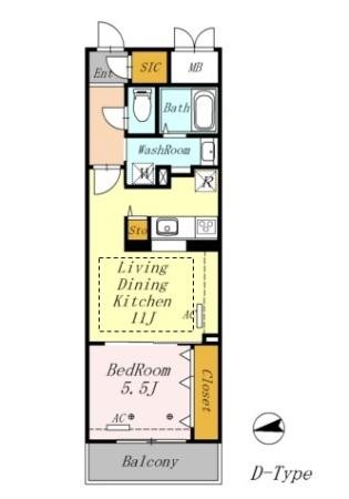 AZALETY上北沢 間取り