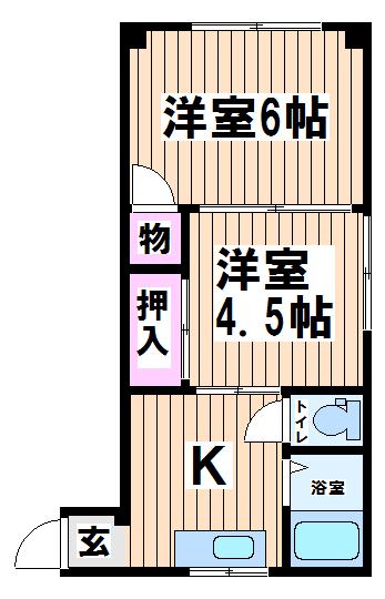 佐藤コーポ  間取り
