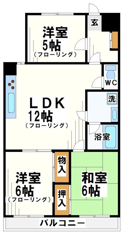 スペーシア調布  間取り
