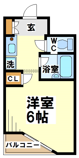 パワーク調布     間取り