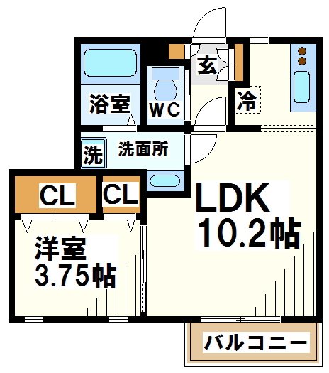 リアンプリエール  間取り