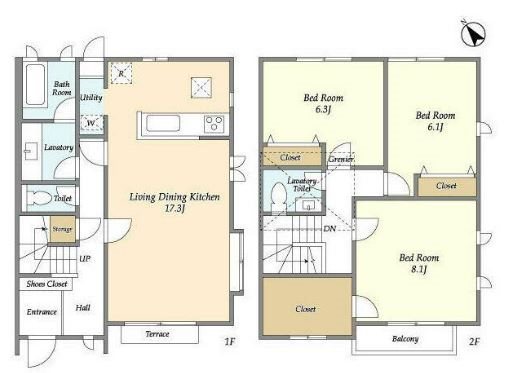 TKフラッツ梅ヶ丘 間取り