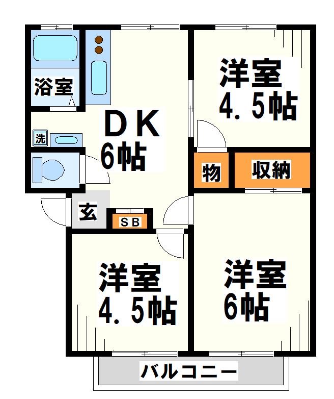メゾンシライト  間取り