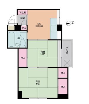 コーポ長崎 間取り