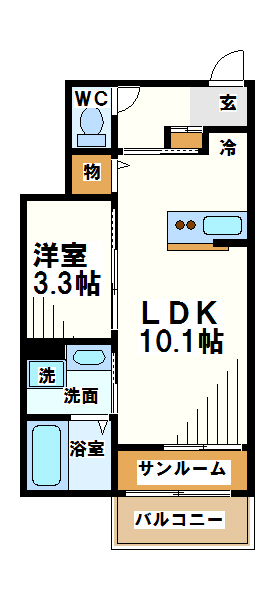ベルソレイユ 間取り