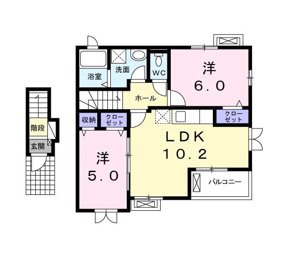 メゾンドクレール   間取り