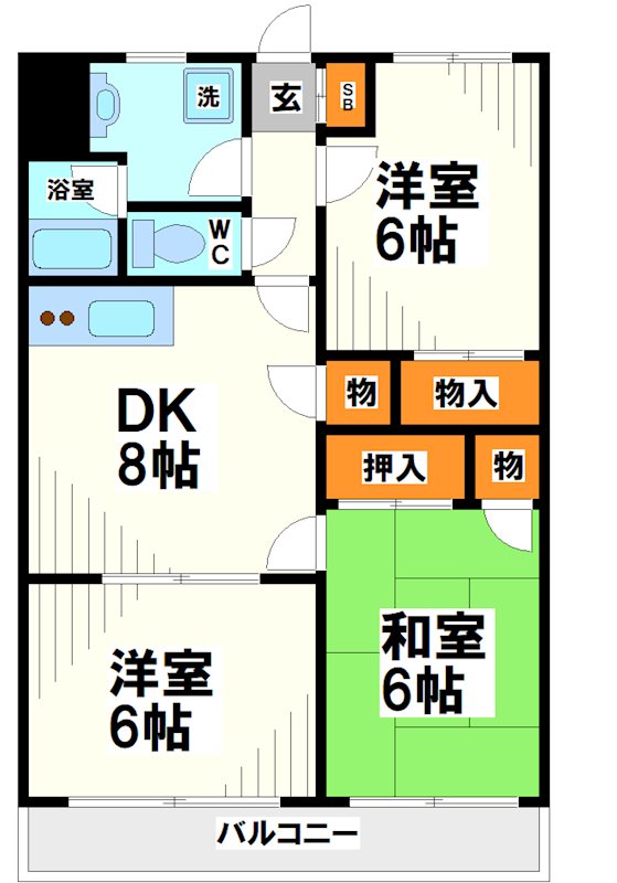 スプランドゥール国領   間取り