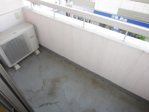 調布住宅  ベランダ