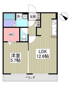 オーチャードコート   間取り