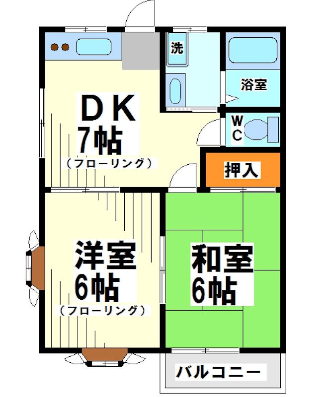 サンロリアン   間取り