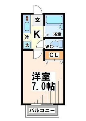 ベルハイツ   間取り