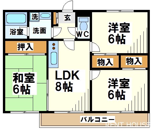 メゾンベルアネックス 【当社管理物件】  間取り