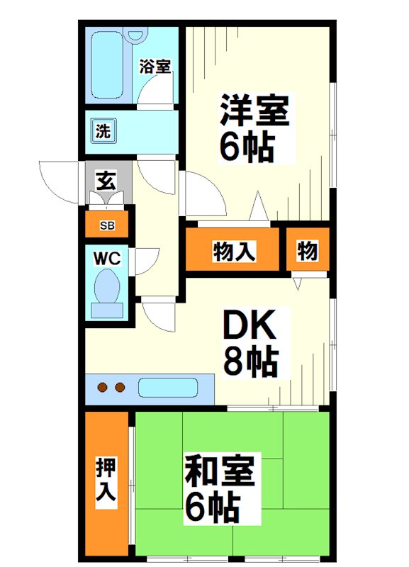 メゾンベルアネックス  間取り図