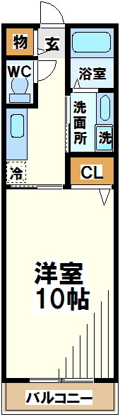 サンパティーク  間取り