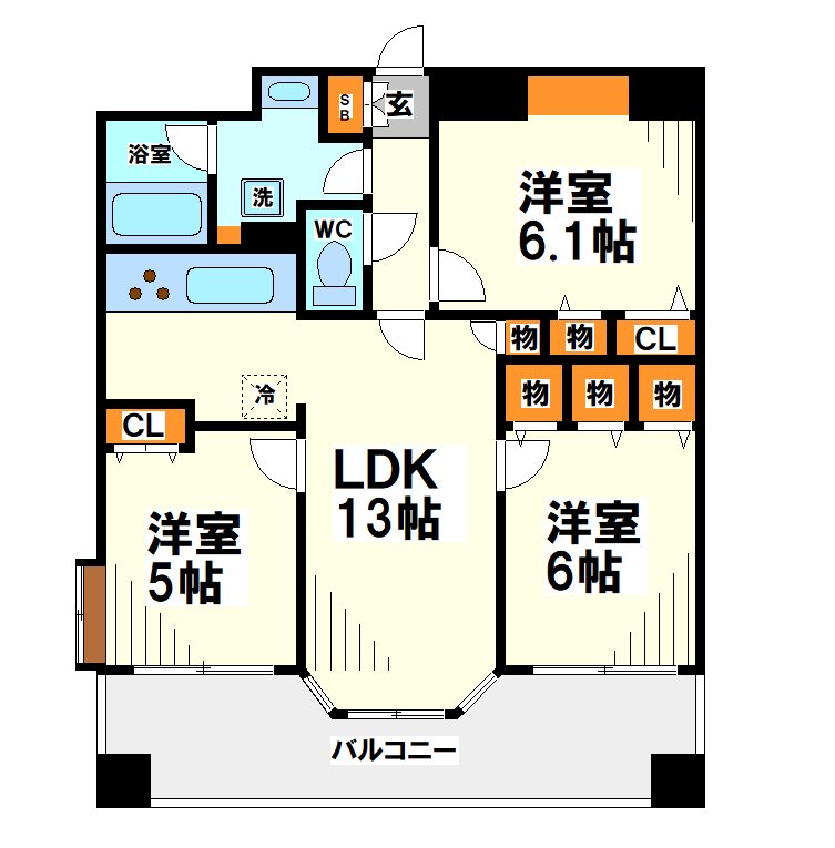 アルソスガーデン調布  間取り