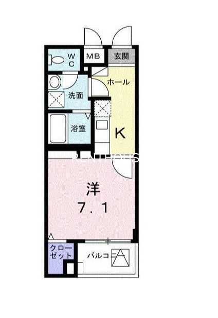 フィオーレ  間取り