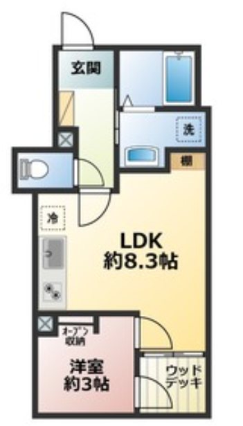 CS　GARDEN　飛田給   間取り