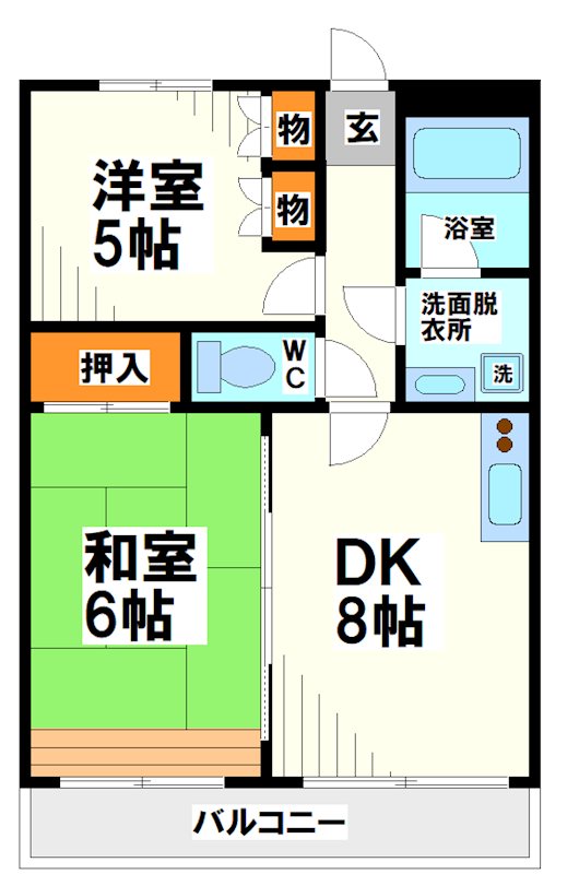 リリーハイム  間取り