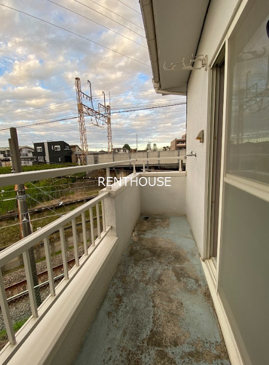 コーポ白糸台第2 ベランダ