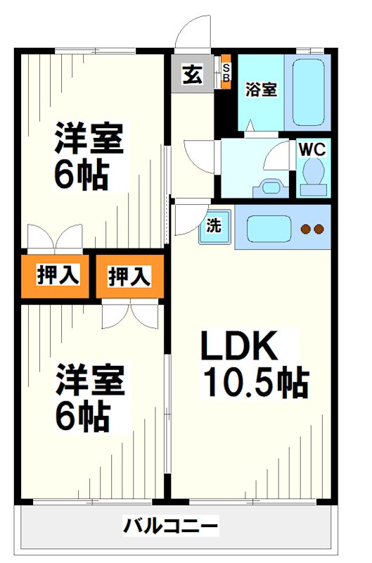 アーバニティーつつじヶ丘  間取り