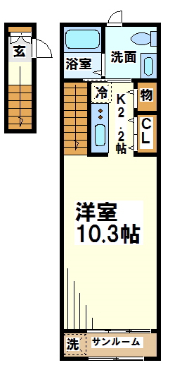 シルフィード八雲Ⅰ 間取り