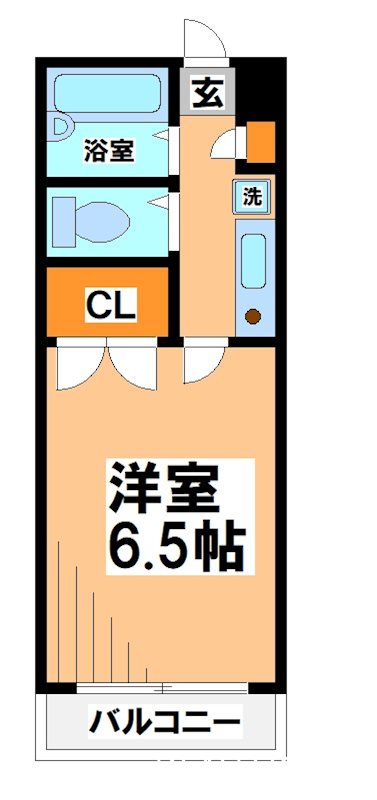 エバメゾン多摩川  間取り