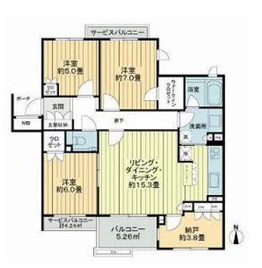 アトラス国領   間取り