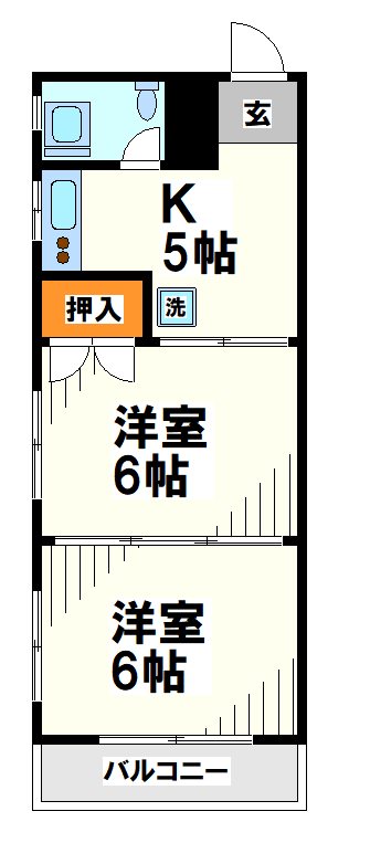 金龍堂ビル  間取り