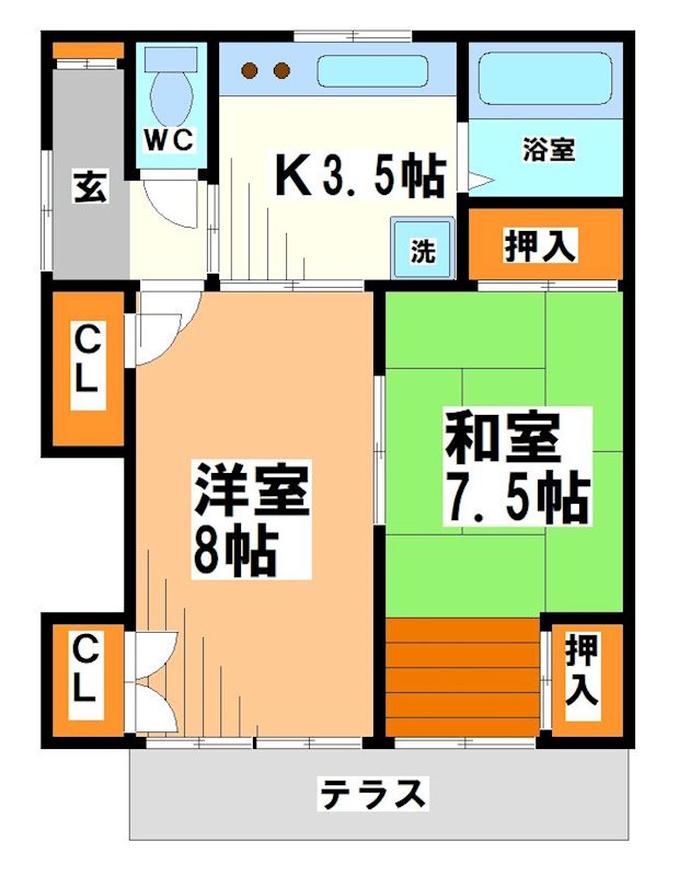 第3安田荘  間取り