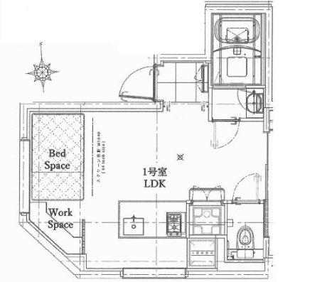 ラフィネ調布  間取り