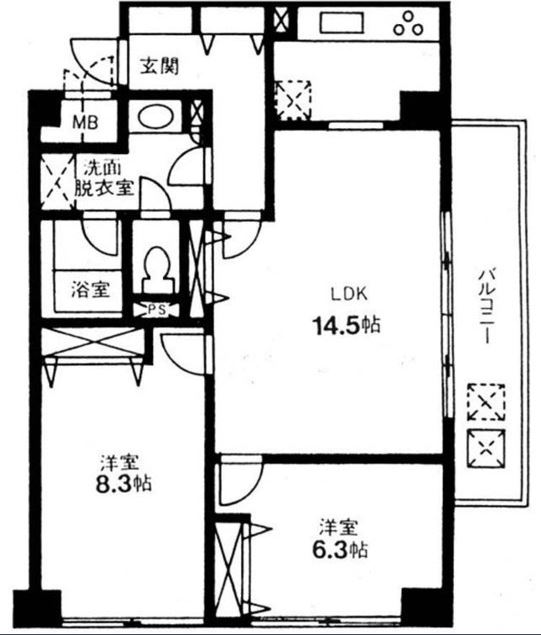 アクシス調布  間取り