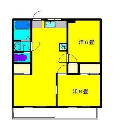 ハイネスSK  間取り