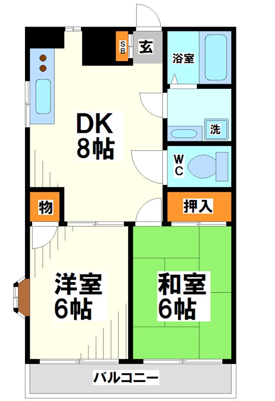 グリーンアベニュー 間取り