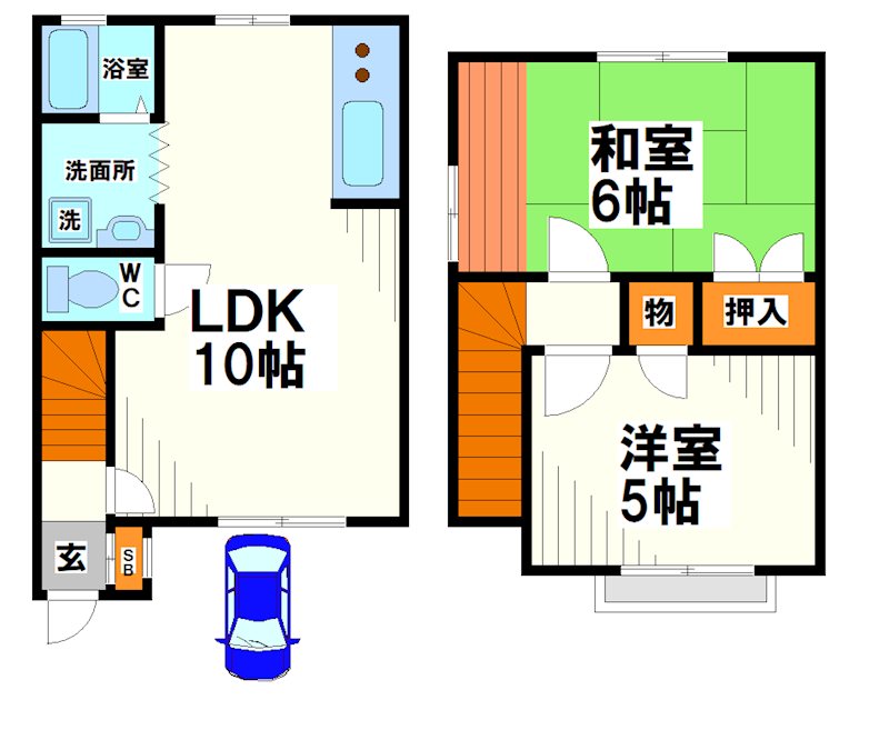 田中コーポ 間取り