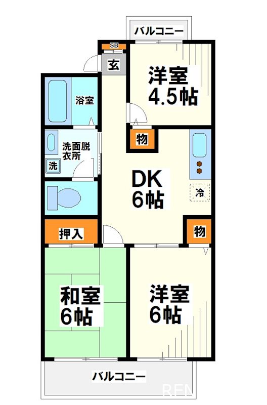 アスタルテ調布  間取り