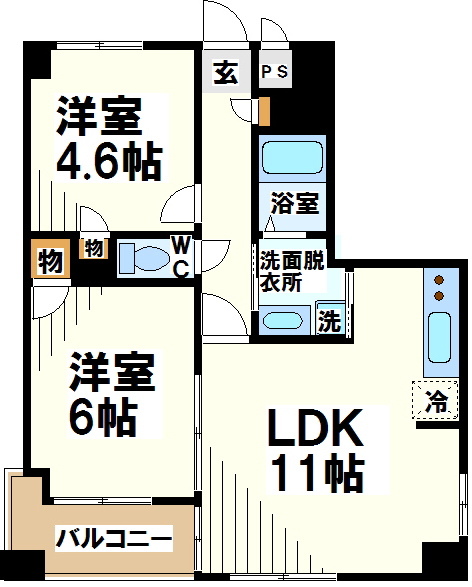 調布パークス  間取り