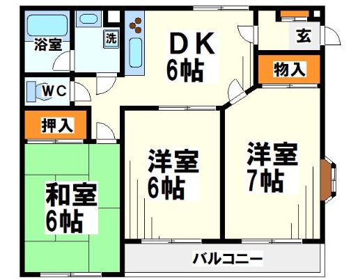 ヴィラハピネス 間取り