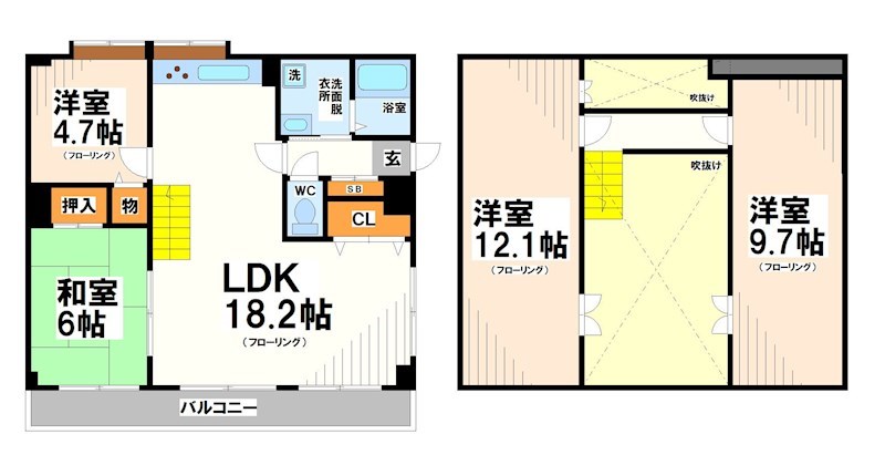 シルヴァン中原 間取り
