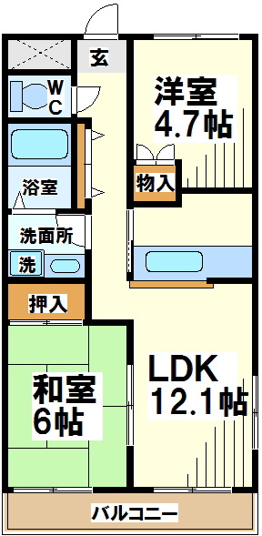 ウイング福寿館   間取り