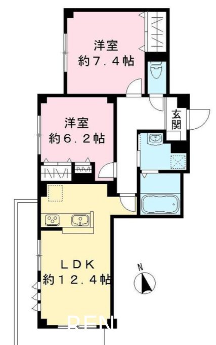 トゥインクルヴィータ  間取り