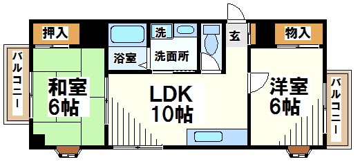 ラフォーレ富士  間取り