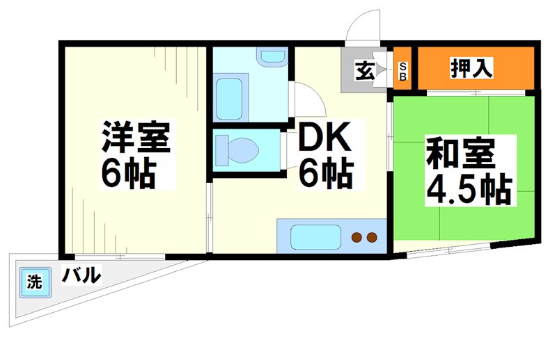 エランドール藤橋 間取り