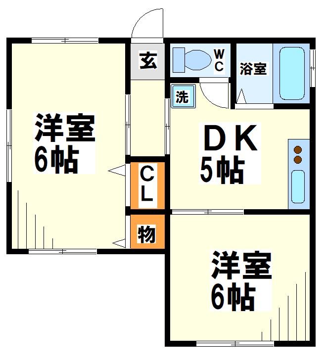 マツヤ貸家  間取り