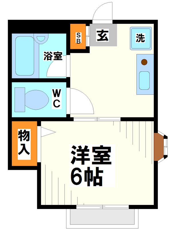 ウイング立花   間取り