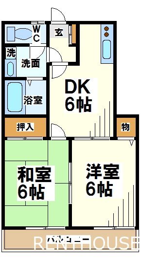 リバーサイドハイツリー【当店管理物件】 間取り
