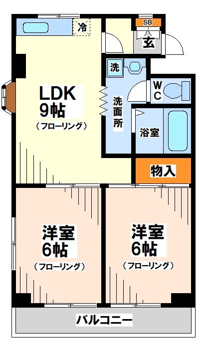 ハイムクレセント  間取り
