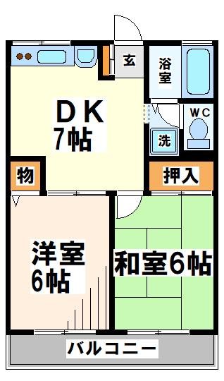 シティハイム小松原　当社管理物件  間取り