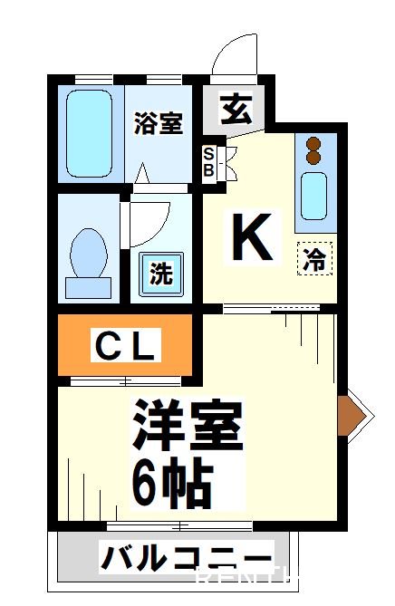 アパートメントハウスアオキ 間取り