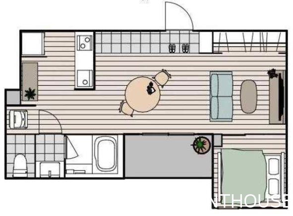 SCENE＋京王多摩川   間取り